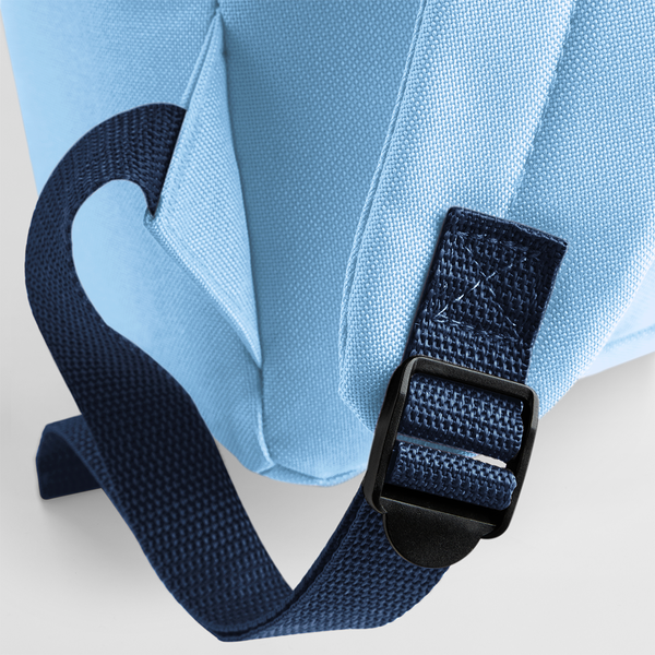 Plecak miejski 18L z kieszenią - Sky Blue & French Navy