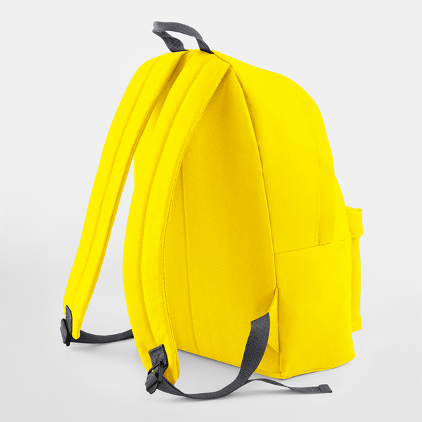 Plecak miejski 18L z kieszenią - Yellow & Graphite Grey