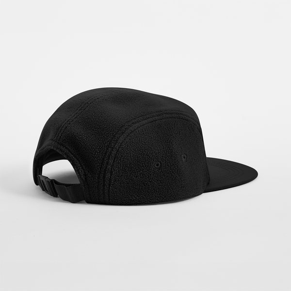 Czapka Fleece 5-Panel z Recyklingu - Black