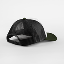 Czapka Trucker 5-Panelowa Snapback - Black & Dark Olive