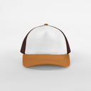 Czapka Trucker 5-Panelowa Snapback - Chocolate & Dark Amber