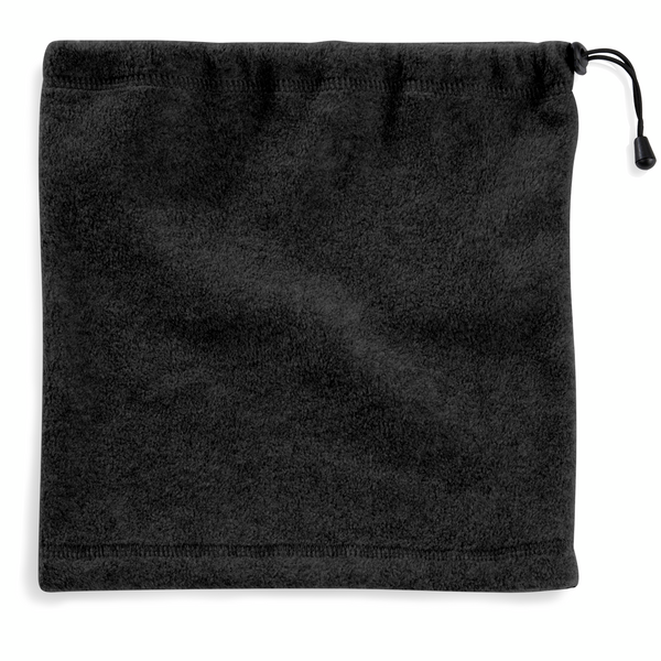 Komin polarowy 2w1 z troczkiem - Black