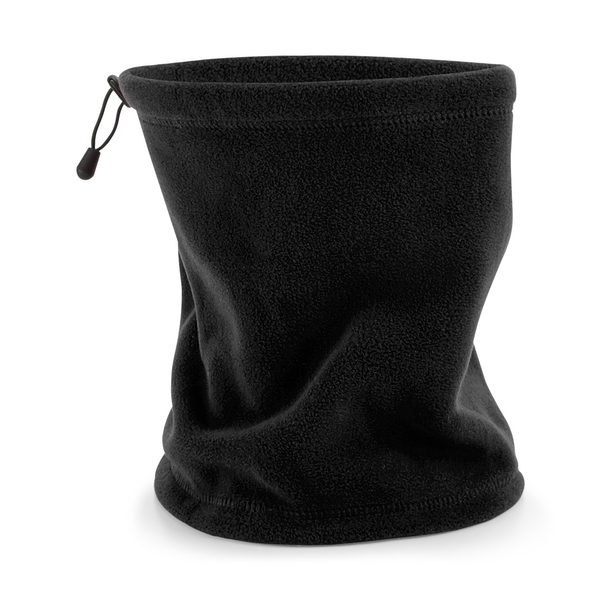 Komin polarowy 2w1 z troczkiem - Black