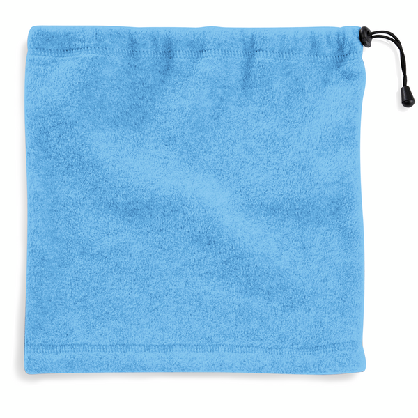 Komin polarowy 2w1 z troczkiem - Sky Blue