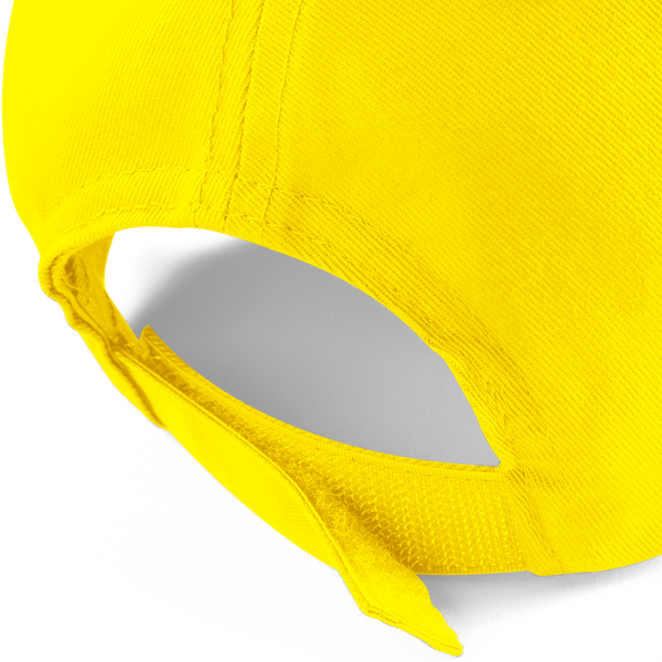 Czapka dziecięca 5-panelowa z bawełny - Yellow