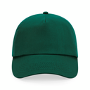 Czapka 5‑panelowa bawełniana z regulacją - Bottle Green