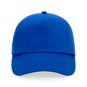 Czapka 5‑panelowa bawełniana z regulacją - Bright Royal