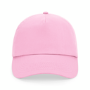 Czapka 5‑panelowa bawełniana z regulacją - Classic Pink