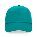 Czapka 5‑panelowa bawełniana z regulacją - Emerald