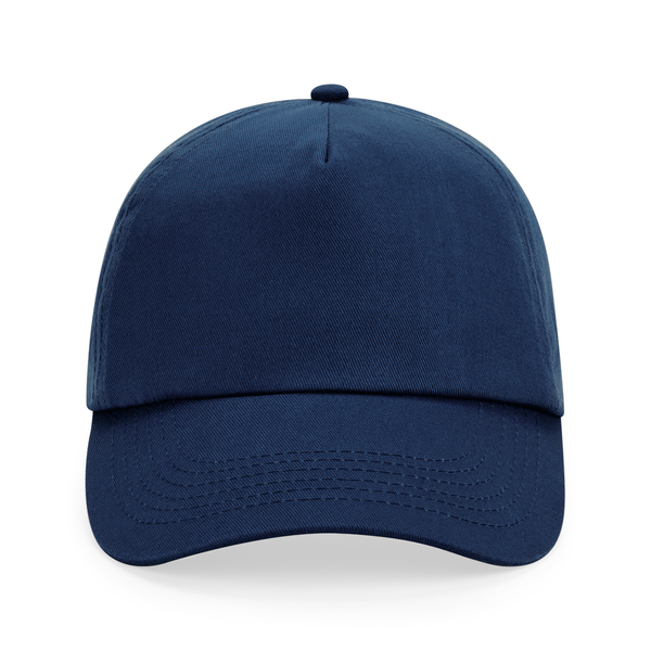 Czapka 5‑panelowa bawełniana z regulacją - French Navy