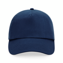 Czapka 5‑panelowa bawełniana z regulacją - French Navy
