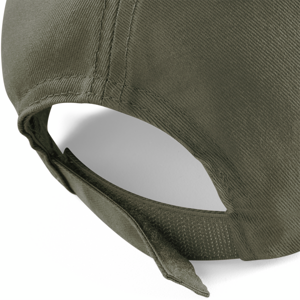 Czapka 5‑panelowa bawełniana z regulacją - Olive Green
