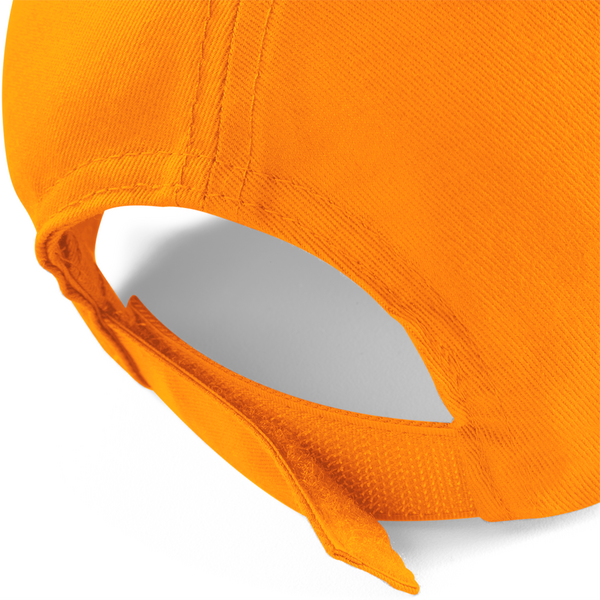 Czapka 5‑panelowa bawełniana z regulacją - Orange