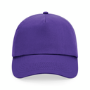 Czapka 5‑panelowa bawełniana z regulacją - Purple