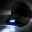 Czapka z daszkiem LED - Black