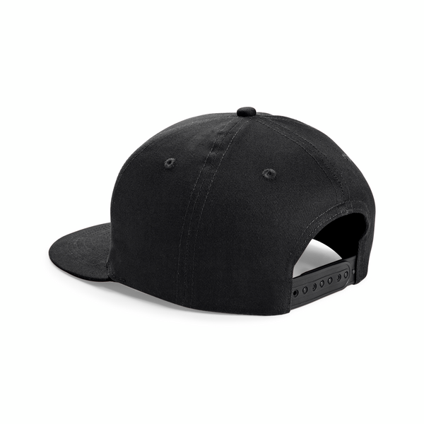 Czapka dziecięca snapback z płaskim daszkiem - Black