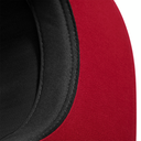 Czapka 5-panelowa z kontrastowymi detalami - Black & Classic Red