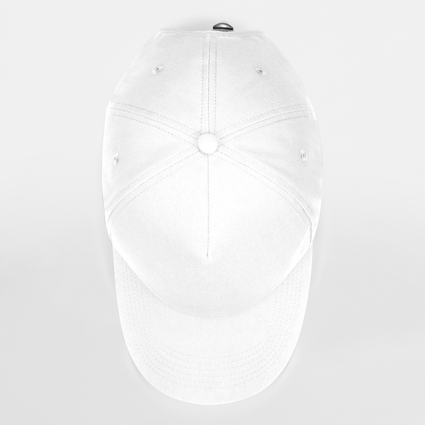 Czapka 5-panelowa bawełniana - White