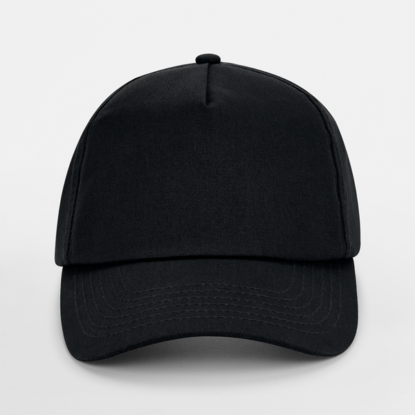 Czapka 5-panelowa bawełniana - Black