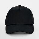 Czapka 5-panelowa bawełniana - Black