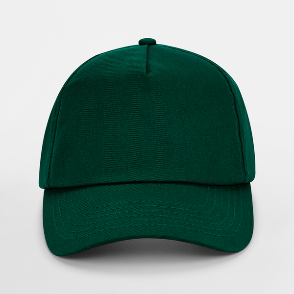 Czapka 5-panelowa bawełniana - Bottle Green