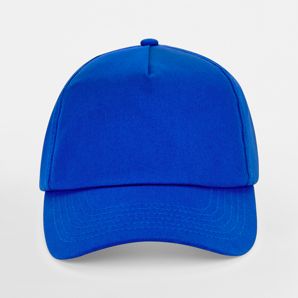 Czapka 5-panelowa bawełniana - Bright Royal