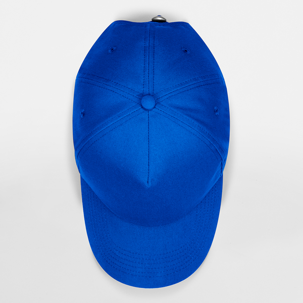 Czapka 5-panelowa bawełniana - Bright Royal