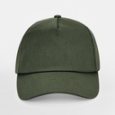 Czapka 5-panelowa bawełniana - Olive Green