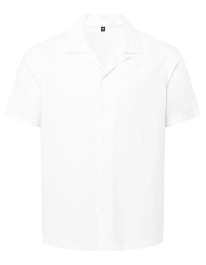 Koszula Meska Luzny Kroj Bawelna Wiskoza WB500 - Solid White