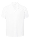 Koszula Meska Luzny Kroj Bawelna Wiskoza WB500 - Solid White