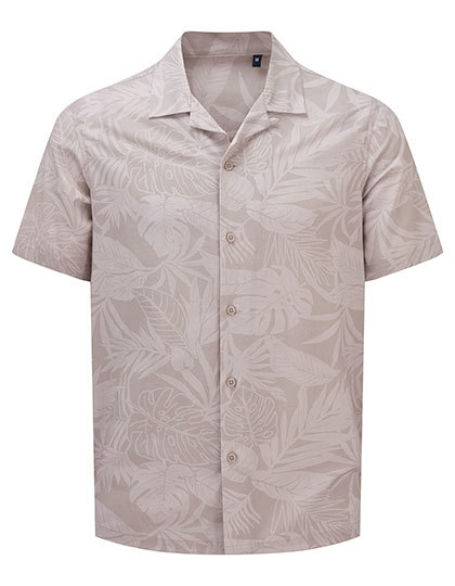 Koszula Męska Luźny Krój Bawełna Wiskoza WB500 - Stone-Tonal