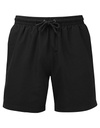 Spodnie kapielowe krotkie poliester wzorzyste WB900 - Solid Black