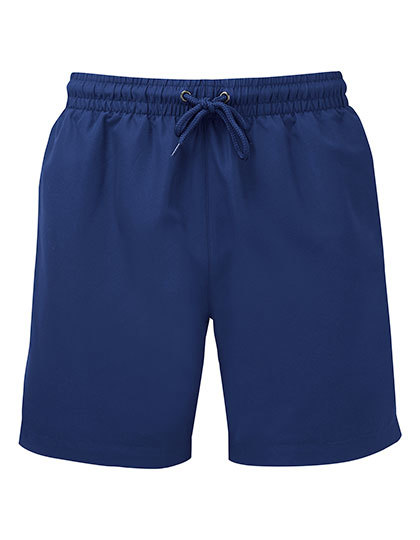 Spodnie kapielowe krotkie poliester wzorzyste WB900 - Solid Navy