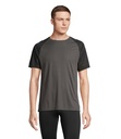 VORTEX RAGLAN T-SHIRT S04787-BI - Black/Charcoal Grey