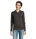 PERFECT LSL DAMSKA POLO 180 S02083-CE - Charcoal Melange