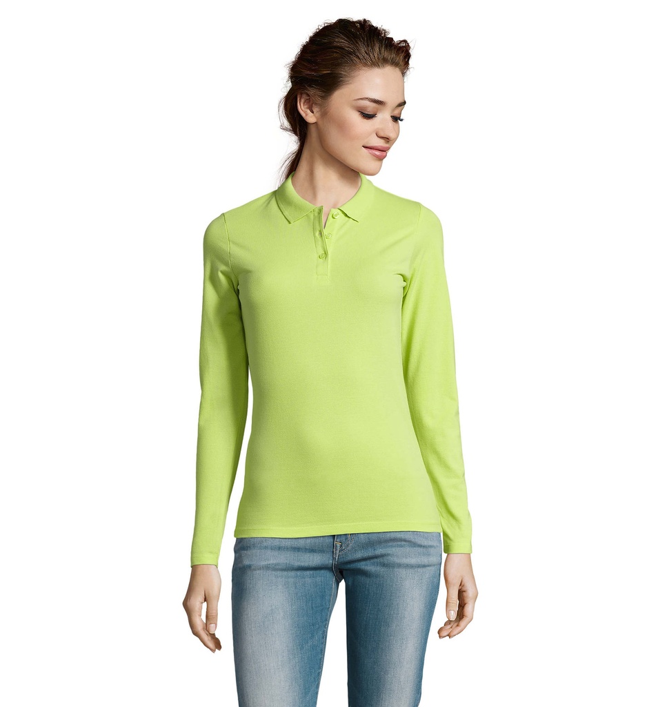 PERFECT LSL DAMSKA POLO 180 S02083-AG - Apple Green