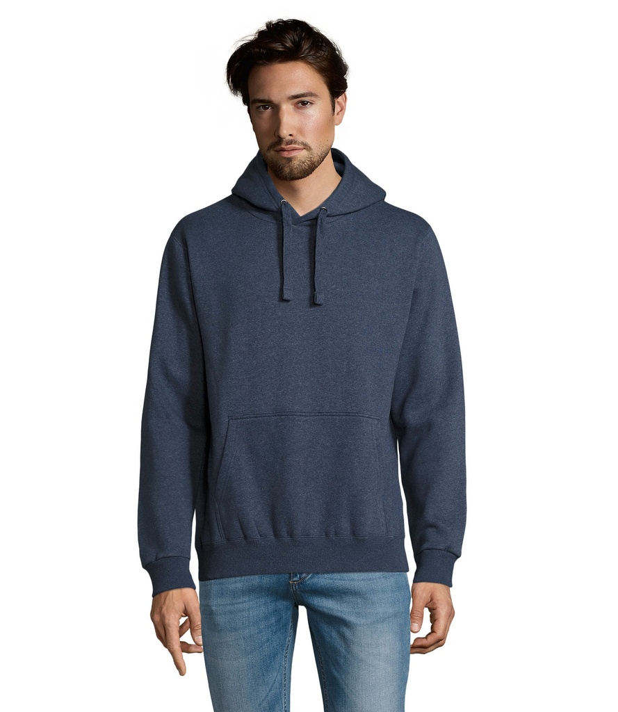 SPENCER BLUZA Z KAPTUREM S02991-HD - Melanz Denim
