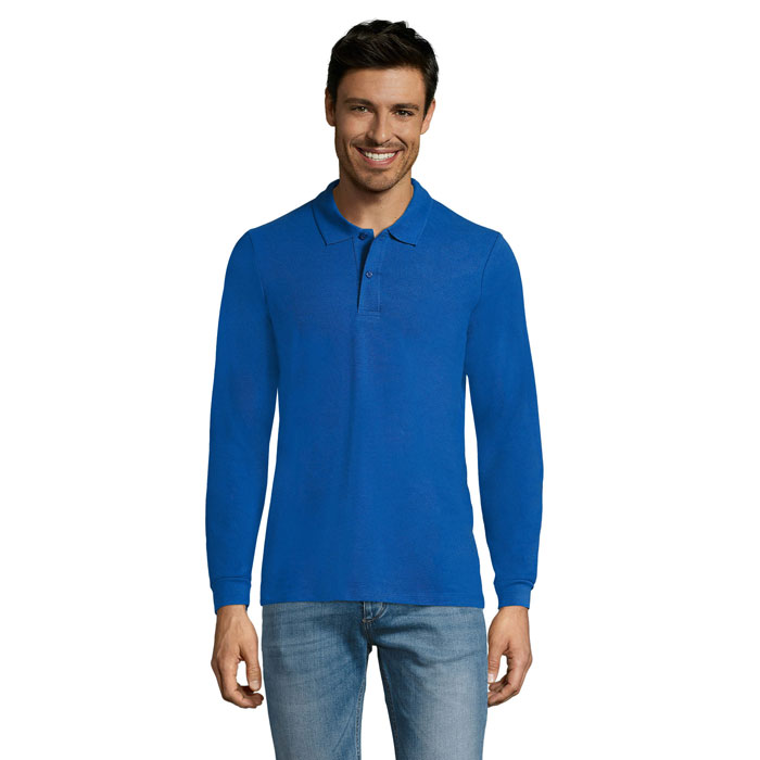 PERFECT LSL MESKA POLO 180 S02087-RB - Niebieski