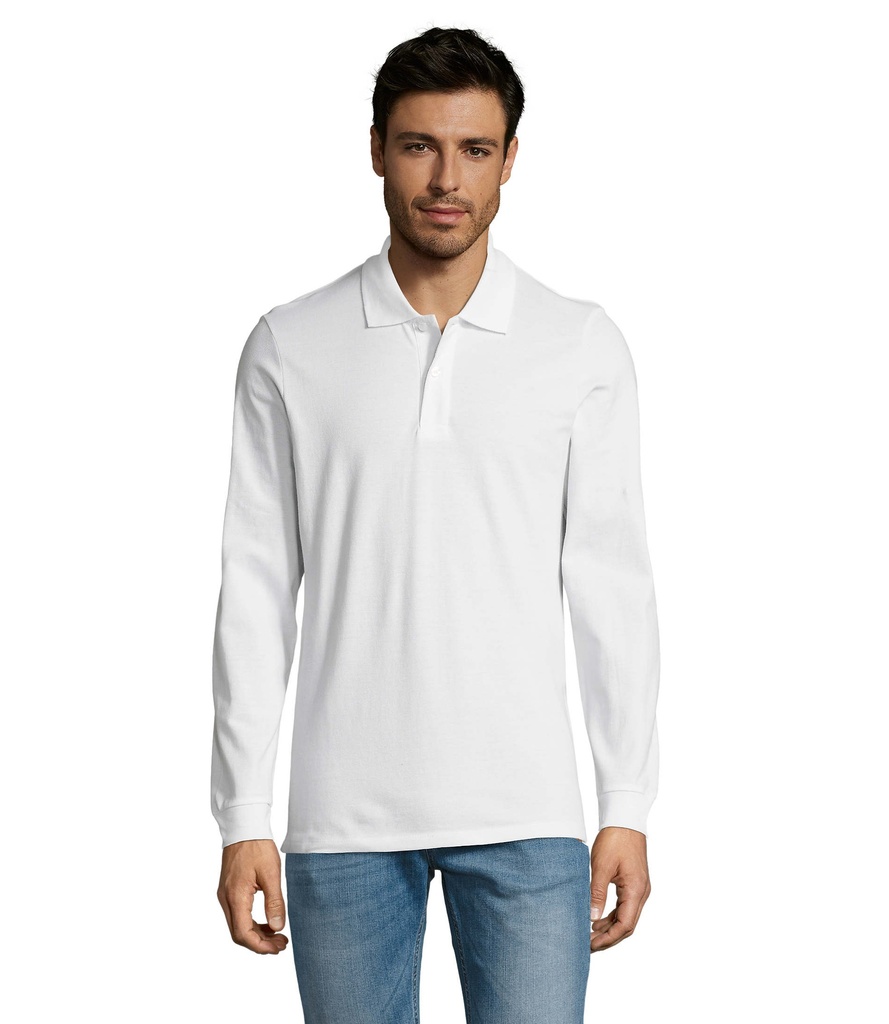 PERFECT LSL MESKA POLO 180 S02087-WH - Bialy