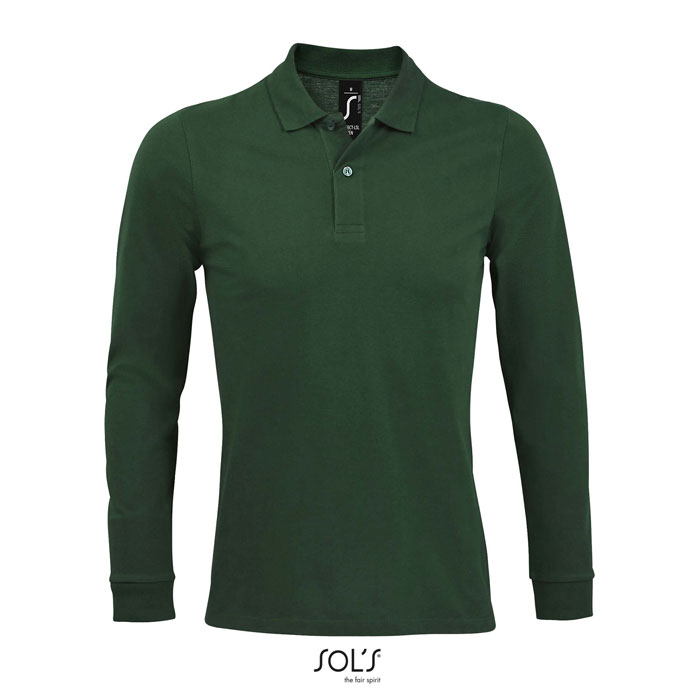 PERFECT LSL MESKA POLO 180 S02087-BO - Ciemno-Zielony
