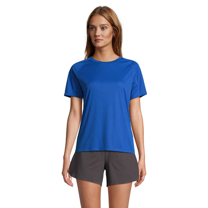 VORTEX WOMEN RAGLAN T-SHIRT S04788-RB - Niebieski