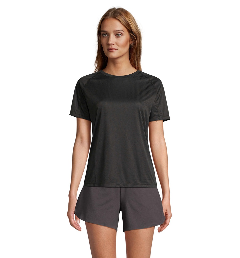 VORTEX WOMEN RAGLAN T-SHIRT S04788-BK - Czarny