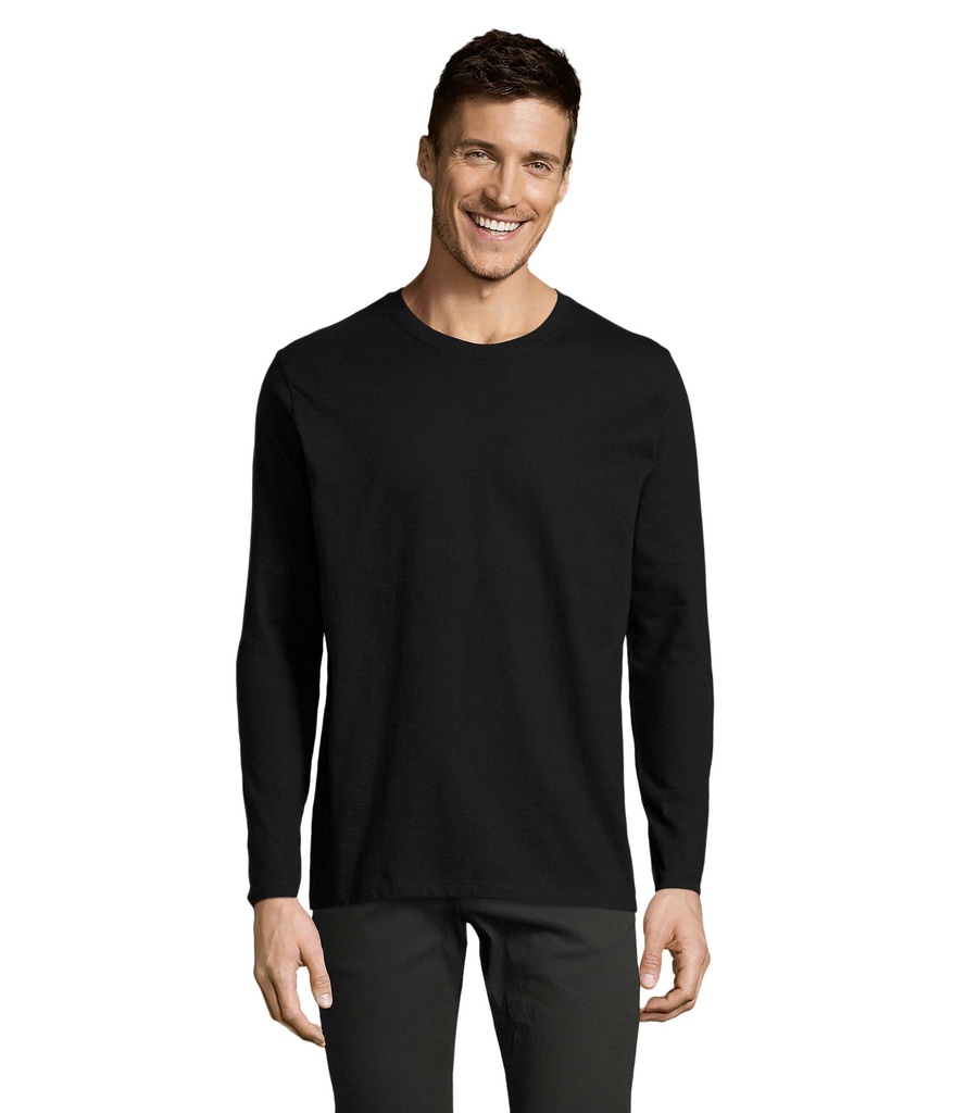 IMPERIAL LSL MEN t-shirt 19 S02074-DB - Deep Black