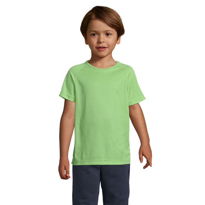 SPORTY Dziecięcy T-Shirt S01166-AG - Apple Green