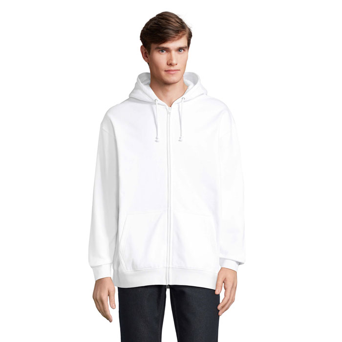 CARTER Bluza z kapturem S03812-WH - Bialy