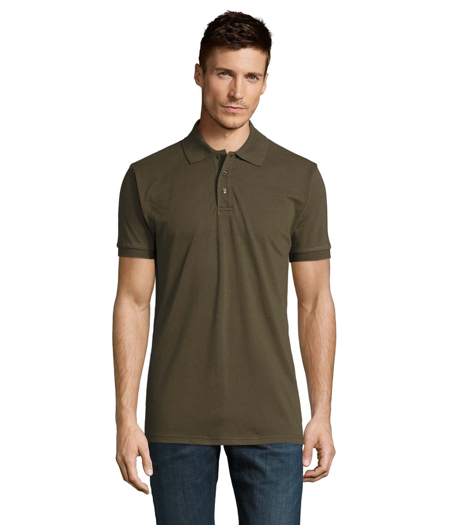 PRIME Męskie polo 200g S00571-AR - Army