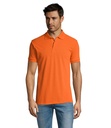 PRIME Meskie polo 200g S00571-OR - Pomaranczowy