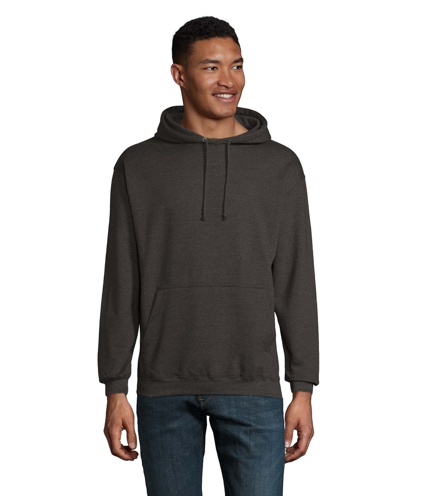 CONDOR Uni Bluza z kapturem S03815-CE - Charcoal Melange