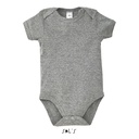 BAMBINO BABY BODYSUIT - Szary Melanż