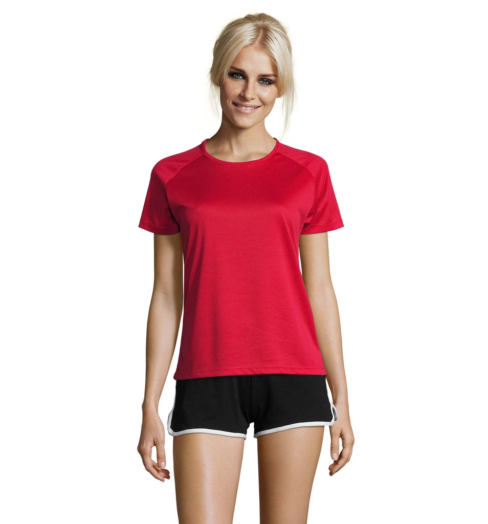 SPORTY Damski T-Shirt 140g S01159-RD - Czerwony